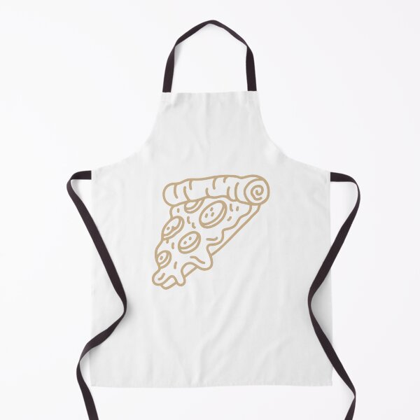 Item preview, Tan Doodle Pepperoni Pizza Slice Design designed and sold by pattern-archive.