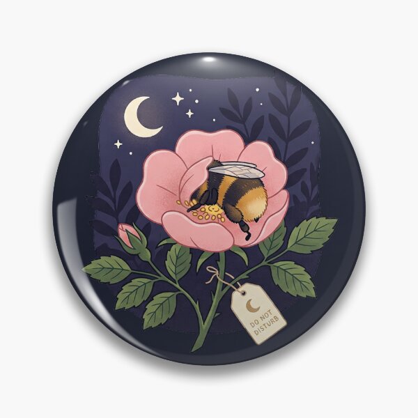 Item preview, Do Not Disturb Sleeping Bumblebee Cozy Night Garden Art designed and sold by shifumart.