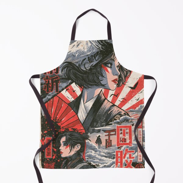 Item preview, Anime Samurai Warriors Poster | Japanese Fantasy Art Print Red Aesthetic designed and sold by Affiches29 Animé .