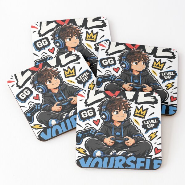 Item preview, Love Yourself Gamer T-Shirt – Cute Gaming Self Love Graphic Tee designed and sold by Artimax-Studio.