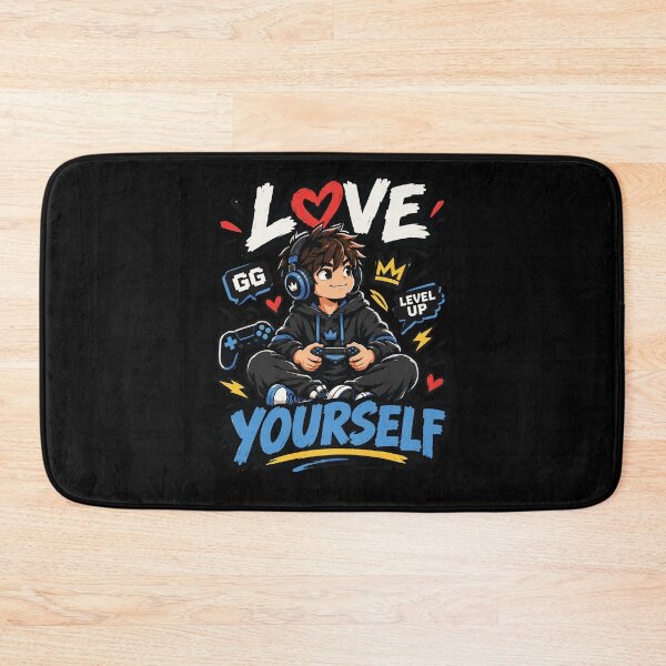 Item preview, Love Yourself Gamer T-Shirt – Cute Gaming Self Love Graphic Tee designed and sold by Artimax-Studio.