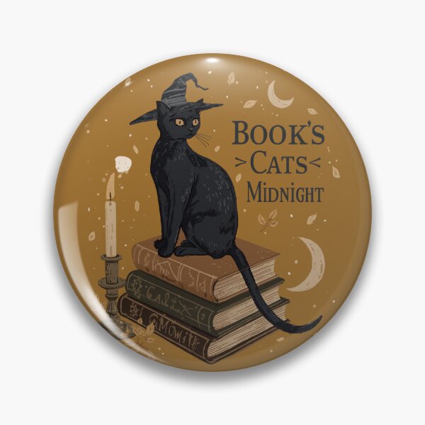 Item preview, Halloween Book Lover Black Cat designed and sold by ChicTrendz.