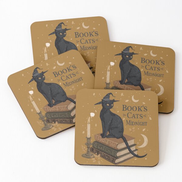 Item preview, Halloween Book Lover Black Cat designed and sold by ChicTrendz.