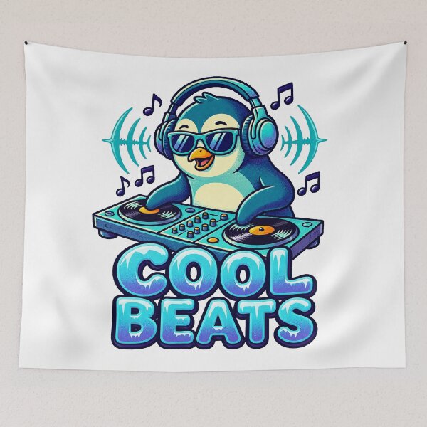Item preview, Cool Beats DJ Penguin Music designed and sold by tollaru.