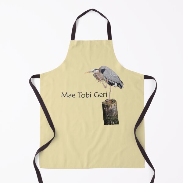 Item preview, Mae Tobi Geri Blue Heron Performing the Crane Soft Yellow f1e4b0 designed and sold by Art in My Loft.