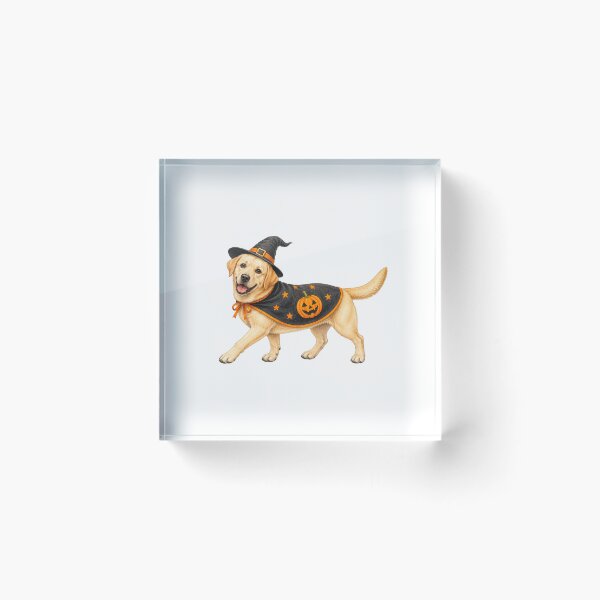 Item preview, Yellow Lab Halloween designed and sold by BancaJone.