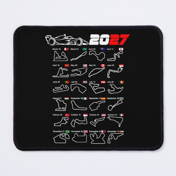 Item preview, Calendar Formula race cars 2027 circuits designed and sold by ideasfinder.
