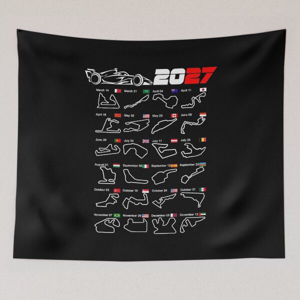 Item preview, Calendar Formula race cars 2027 circuits designed and sold by ideasfinder.