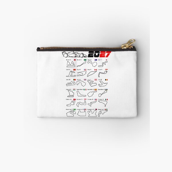 Item preview, Calendar Formula race cars 2027 circuits white designed and sold by ideasfinder.