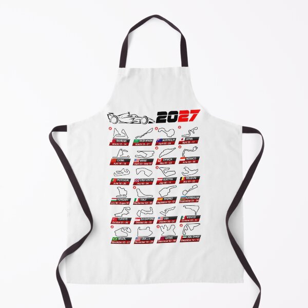 Item preview, Calendar Formula race cars 2027 circuits sport white designed and sold by ideasfinder.