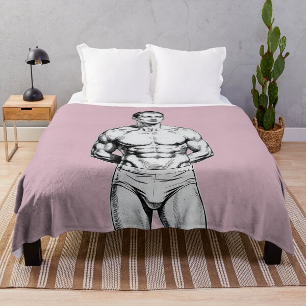 Item preview, Vintage Handsome Athletic Man – Classic Retro Ink Illustration designed and sold by gayishdesign.