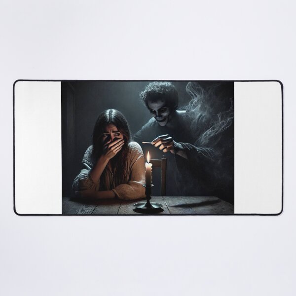 Item preview, The ghost is beside you with a lit candle designed and sold by Mente Creativa.