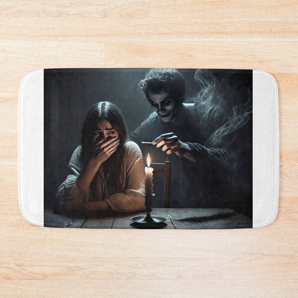 Item preview, The ghost is beside you with a lit candle designed and sold by Mente Creativa.
