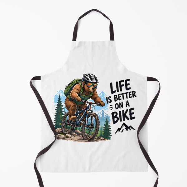 Item preview, Life Is Better On A Bike Mountain Biking Bear designed and sold by Pyt27.