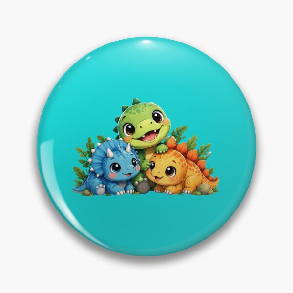 Item preview, Kawaii Baby Dinosaurs – Cute Dinosaur Friends designed and sold by MushArtist.