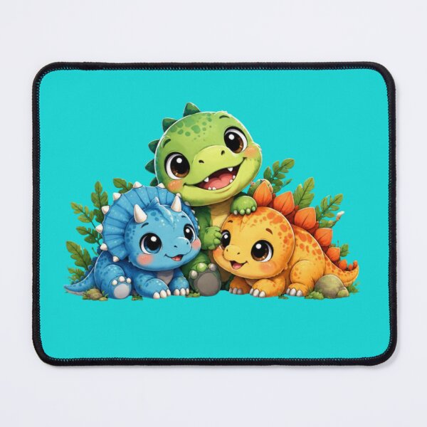 Item preview, Kawaii Baby Dinosaurs – Cute Dinosaur Friends designed and sold by MushArtist.