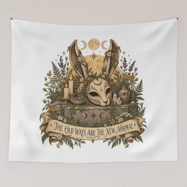Item preview, Hare Mask designed and sold by CleanLine Studio.