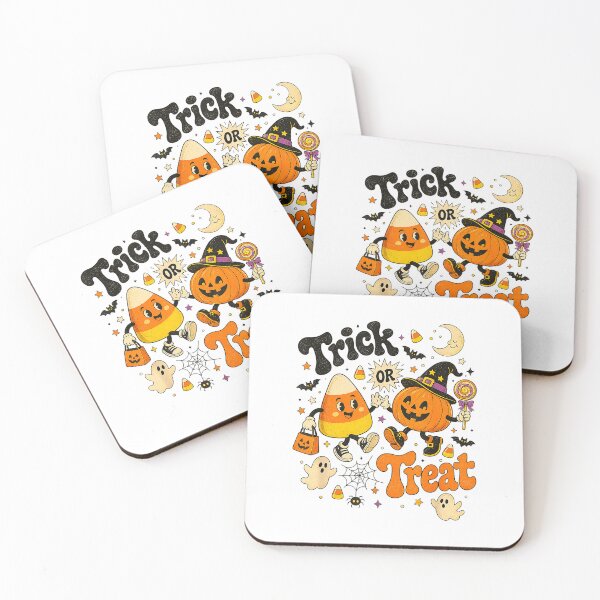 Item preview, Funny Trick or Treat Candy Corn Pumpkin Halloween T-Shirt designed and sold by viinnzArt.