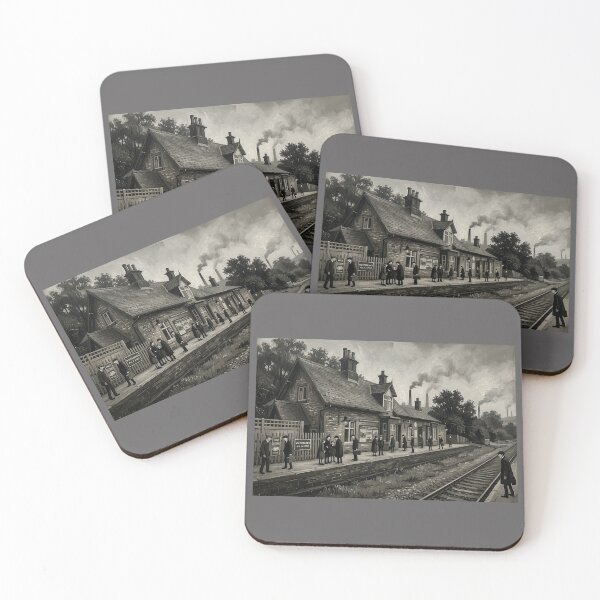 Item preview, Brockholes Railway Station, Huddersfield 1930s Style designed and sold by ArtworkNorth.
