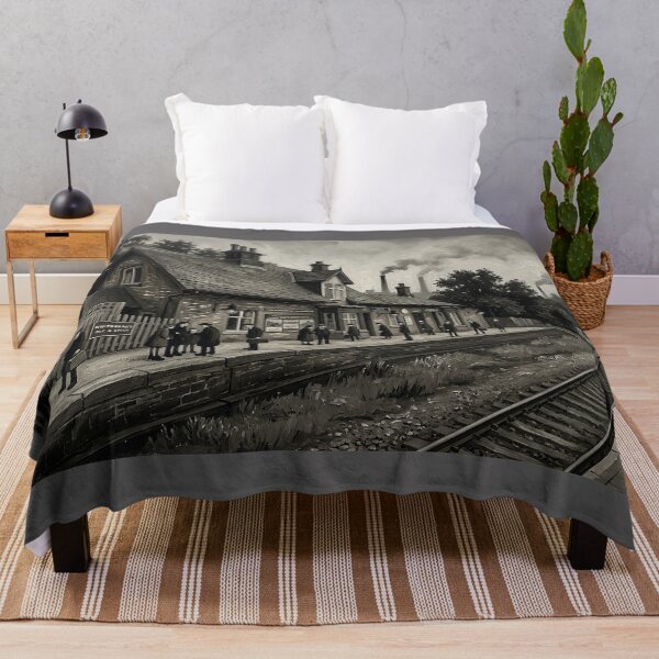 Item preview, Brockholes Railway Station, Huddersfield 1930s Style designed and sold by ArtworkNorth.