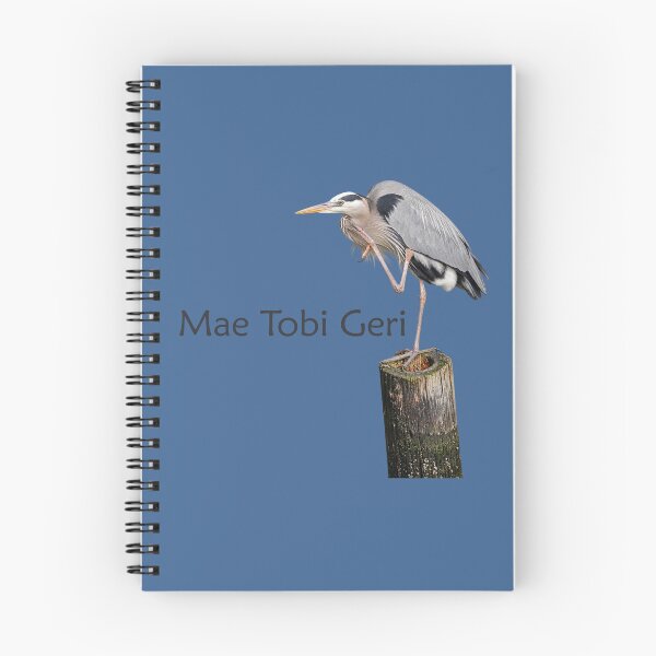 Item preview, Mae Tobi Geri Blue Heron Performing the Crane Blue 3e6493 designed and sold by Art in My Loft.