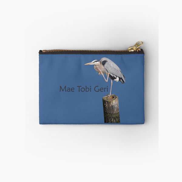Item preview, Mae Tobi Geri Blue Heron Performing the Crane Blue 3e6493 designed and sold by Art in My Loft.