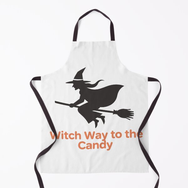 Item preview, Witch Way to the Candy - Minimalist Flying Witch designed and sold by Dlvznbm.