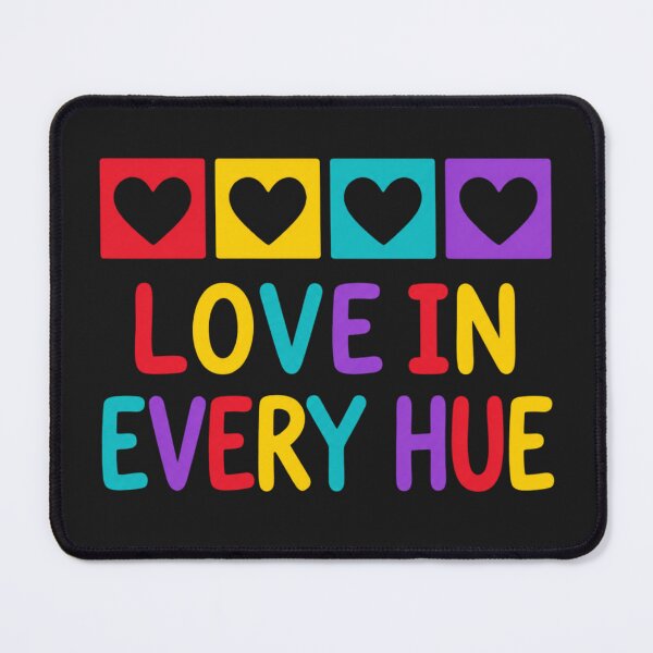Item preview, Love In Every Hue Colorful Rainbow Pride Hearts designed and sold by ANJ Creative Designs.