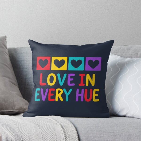 Item preview, Love In Every Hue Colorful Rainbow Pride Hearts designed and sold by ANJ Creative Designs.