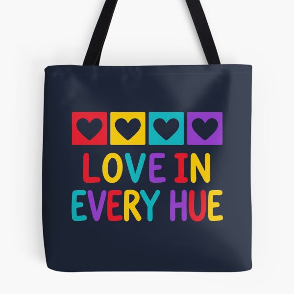 Item preview, Love In Every Hue Colorful Rainbow Pride Hearts designed and sold by ANJ Creative Designs.