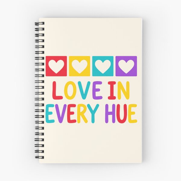 Item preview, Love In Every Hue Colorful Rainbow Pride Hearts designed and sold by ANJ Creative Designs.