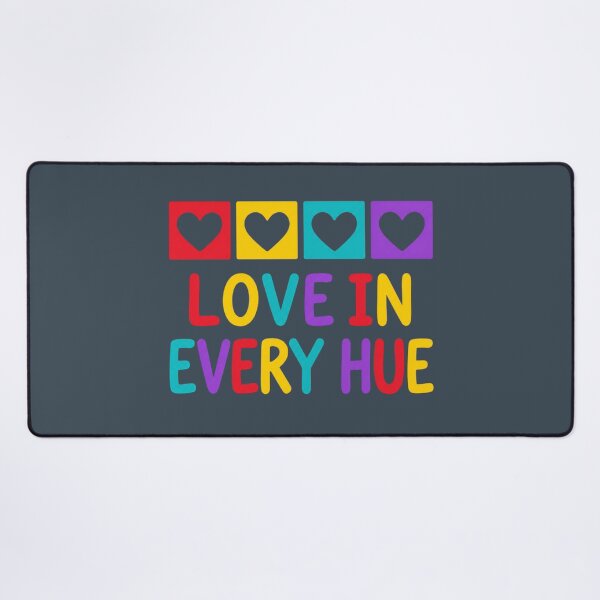 Item preview, Love In Every Hue Colorful Rainbow Pride Hearts designed and sold by ANJ Creative Designs.