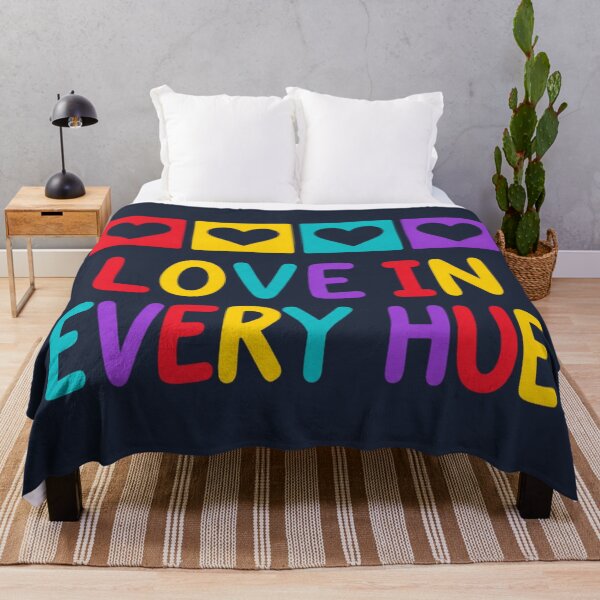 Item preview, Love In Every Hue Colorful Rainbow Pride Hearts designed and sold by ANJ Creative Designs.