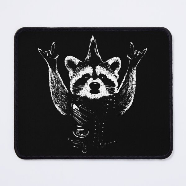 Item preview, Jimothy raccoon rock punk designed and sold by XIOMOS.