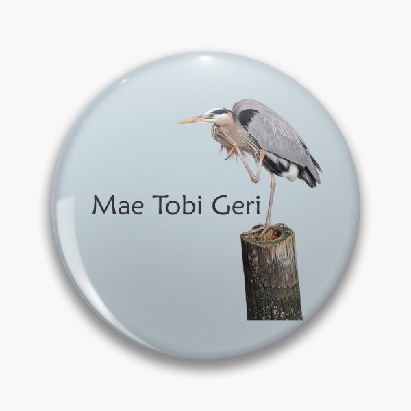 Item preview, Mae Tobi Geri Blue Heron Performing the Crane Blue cfdde5 designed and sold by Art in My Loft.