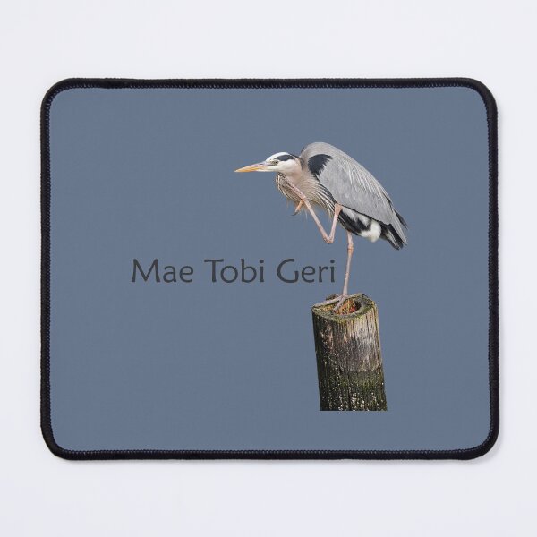 Item preview, Mae Tobi Geri Blue Heron Performing the Crane Blue 62728b designed and sold by Art in My Loft.