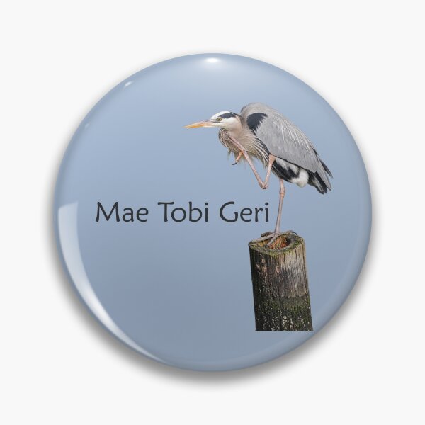 Item preview, Mae Tobi Geri Blue Heron Performing the Crane Blue a4b8d1 designed and sold by Art in My Loft.