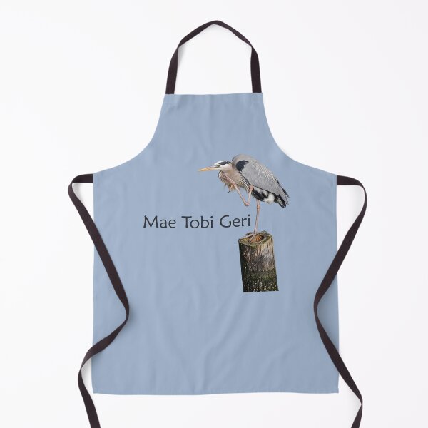 Item preview, Mae Tobi Geri Blue Heron Performing the Crane Blue a4b8d1 designed and sold by Art in My Loft.