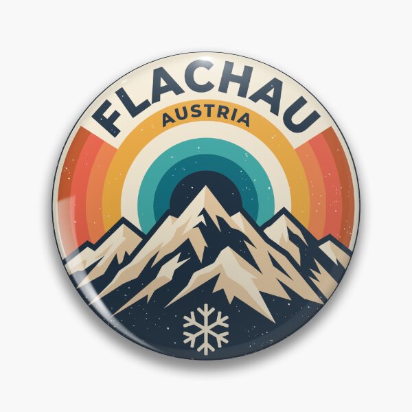 Item preview, Flachau Austria Alpine Mountain Retro designed and sold by Digital Art Works  Hub.