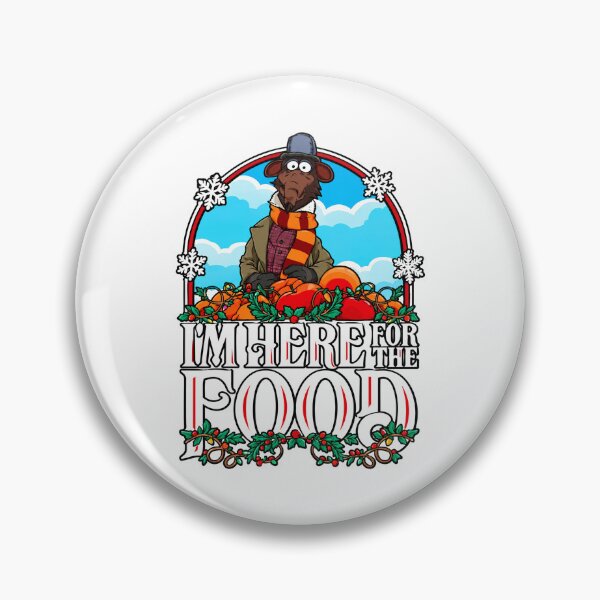 Item preview, I’m Here for the Food Rat Holiday Winter designed and sold by HorribleToybox.