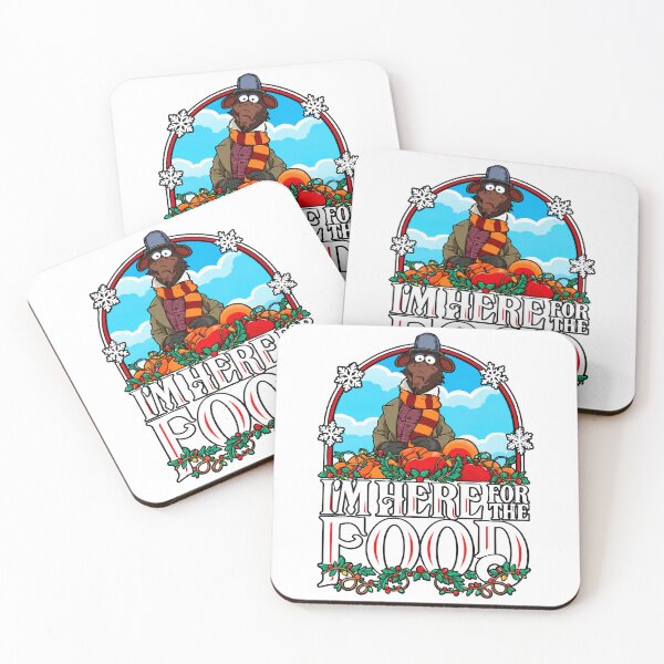 Item preview, I’m Here for the Food Rat Holiday Winter designed and sold by HorribleToybox.