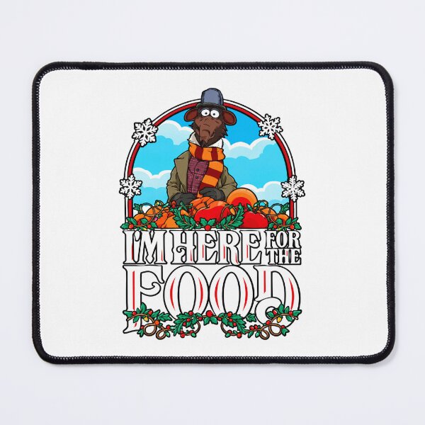 Item preview, I’m Here for the Food Rat Holiday Winter designed and sold by HorribleToybox.