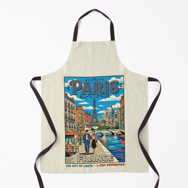 Item preview, Vintage Paris Travel Poster - The City of Lights designed and sold by ArtworkNorth.