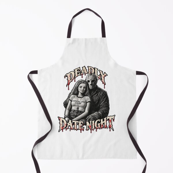 Item preview, Jason Voorhees Deadly Date Night At Camp Crystal Lake Funny Horror designed and sold by PunPals-Art.