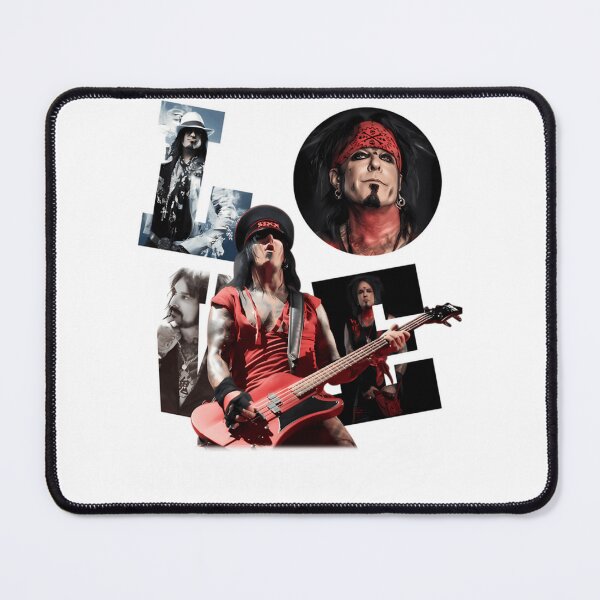 Item preview, Mötley Crüe Glam Metal Collage Design designed and sold by Connie Wiggins.