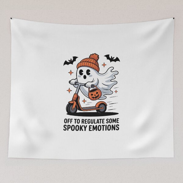 Item preview, OFF TO REGULATE SOME SPOOKY EMOTIONS designed and sold by jkrphoto.