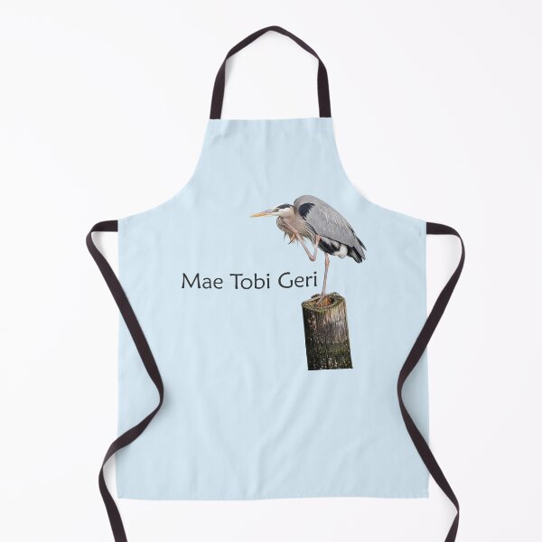 Item preview, Mae Tobi Geri Blue Heron Performing the Crane Blue def3ff designed and sold by Art in My Loft.