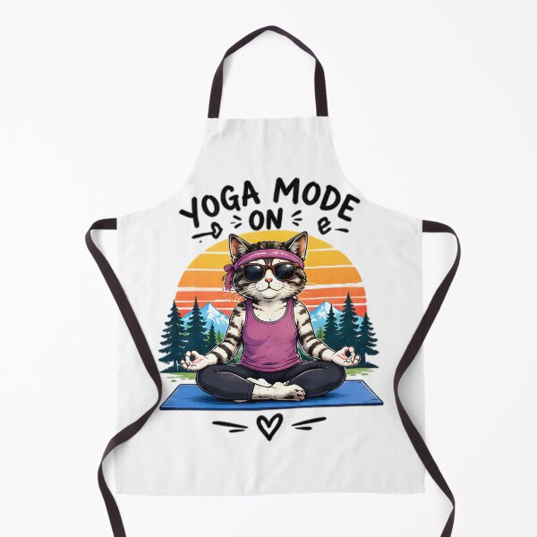 Item preview, Yoga Mode On Meditating Cat Art designed and sold by Pyt27.
