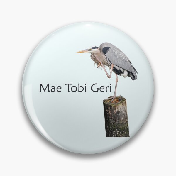 Item preview, Mae Tobi Geri Blue Heron Performing the Crane Ice Blue f3ffff designed and sold by Art in My Loft.
