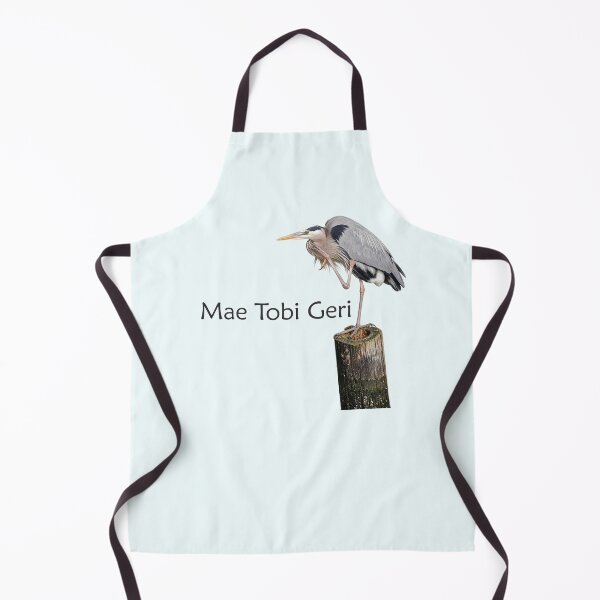 Item preview, Mae Tobi Geri Blue Heron Performing the Crane Ice Blue f3ffff designed and sold by Art in My Loft.